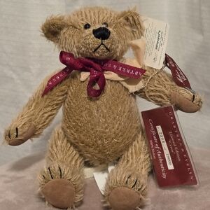 BEAR (RUSS) CRABTREE & EVELYN/MOHAIR COLLECTION/VINTAGE& LTD. ED. W/TAG